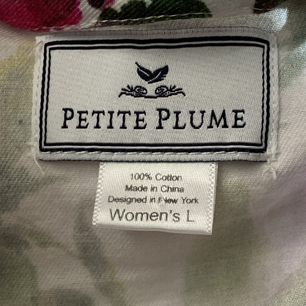 Petite Plume Floral Cotton Robe Large - Picture 3 of 6
